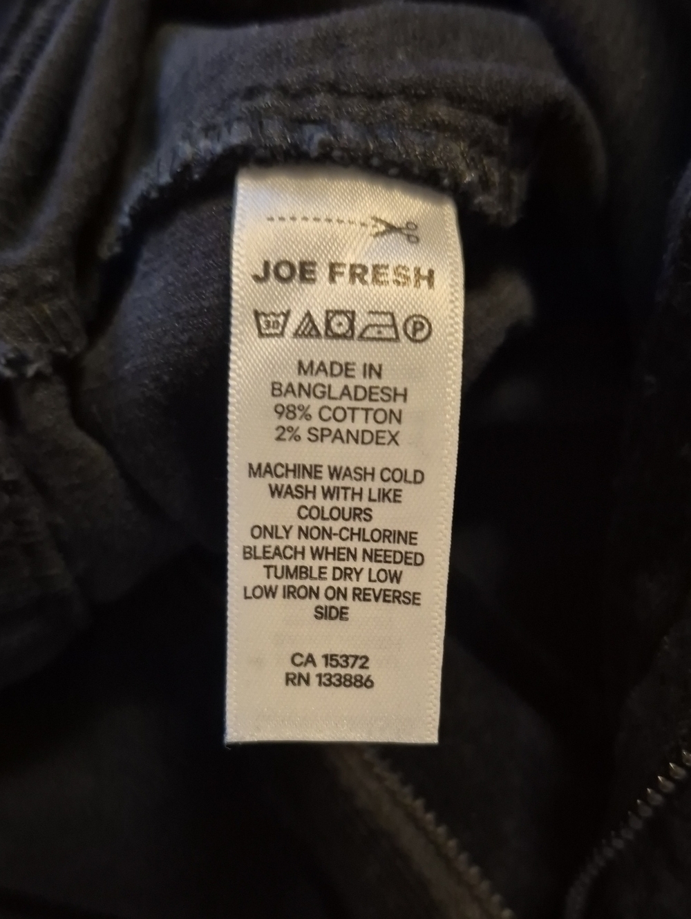 Joe Fresh High Rise Relaxed Flare Black Corduroy Jeans Women's Size 18W - Picture 9 of 10
